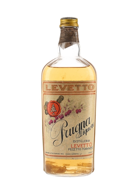 Levetto Prugna Liqueur Bottled 1960s 100cl / 42%