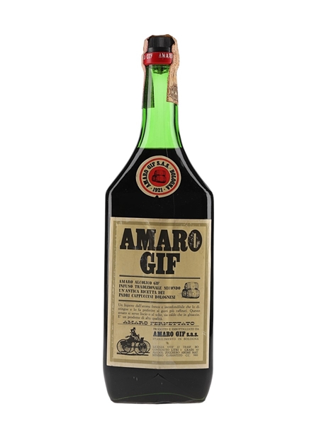 Amaro Gif Liqueur Bottled 1960s 100cl / 30%