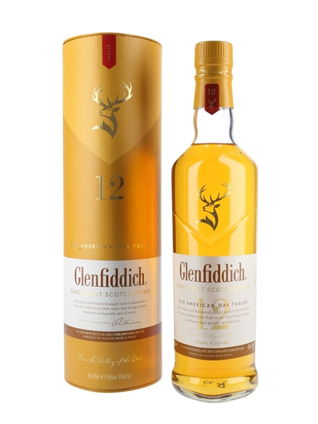 Glenfiddich 12 Year Old Kosher American Oak  70cl / 40%