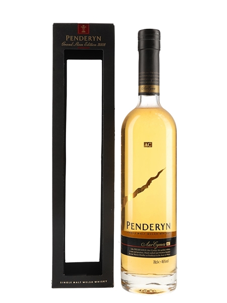 Penderyn Aur Cymru Rugby Grand Slam 2008 Edition 70cl / 46%