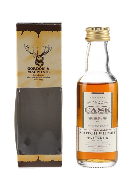 Talisker 1955 Cask Strength Bottled 1992 - Gordon & MacPhail 5cl / 50.4%