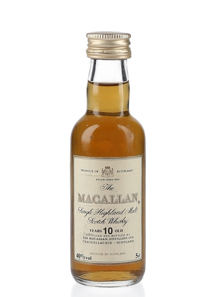 Macallan 10 Year Old Bottled 1990s 5cl / 40%