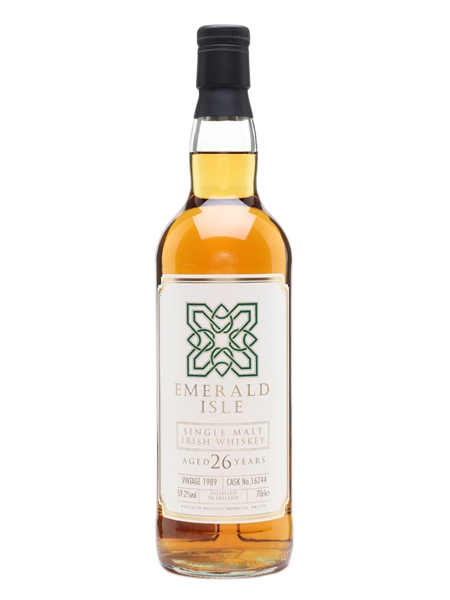 Emerald Isle 1989 Cask No. 16244 26 Year Old Speciality Drinks 70cl / 59.2%