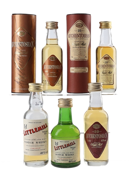 Assorted Lowland Single Malt Whisky  5 x 5cl