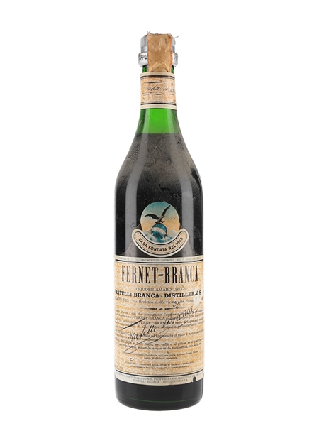 Fernet Branca Bottled 1960s-1970s 75cl / 45%