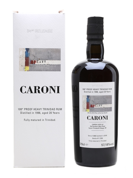 Caroni 1996 100 Proof Heavy Rum 20 Year Old - Velier 70cl / 57.18%