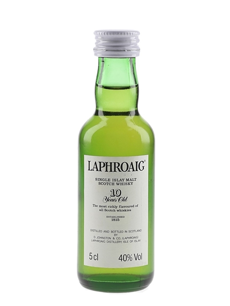 Laphroaig 10 Year Old Bottled 1980s-1990s - Pre Royal Warrant 5cl / 40%