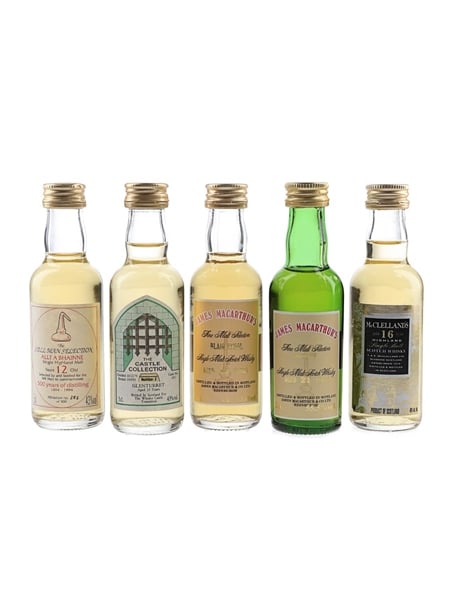 Assorted Single Malt Scotch Whisky  5 x 5cl