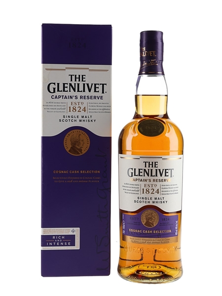 Glenlivet Captain's Reserve Bottled 2022 - Cognac Cask Finish 70cl / 40%