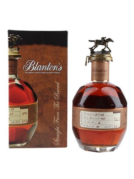 Blanton's Straight From The Barrel No. 407 Bottled 2022 70cl / 63.1%