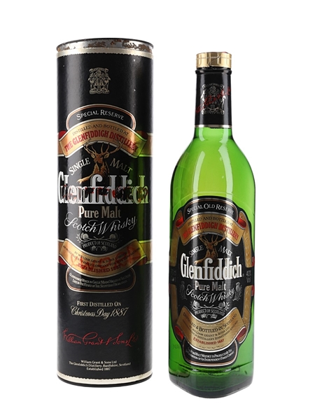 Glenfiddich Special Old Reserve Pure Malt Bottled 1990s 70cl / 40%