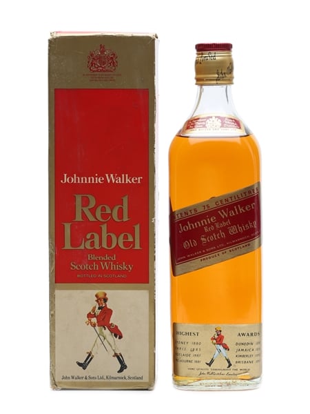 Johnnie Walker Red Label Bottled 1980s 75cl