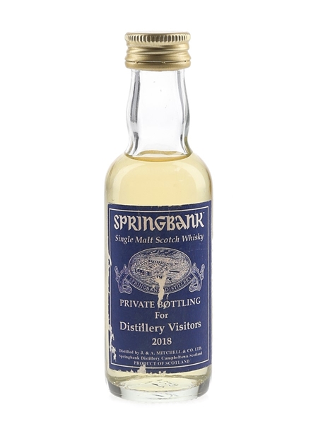 Springbank Distillery Visitors 2018 Private Bottling 5cl