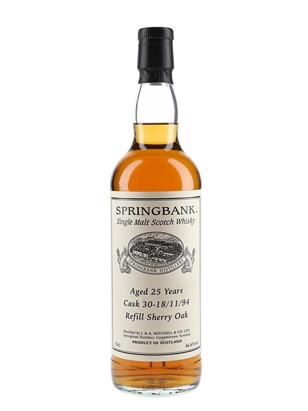 Springbank 1994 25 Year Old Private Single Cask 30  70cl / 46.6%