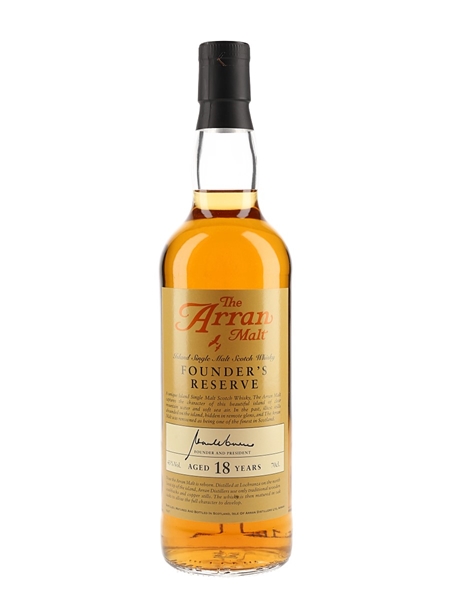 Arran 18 Year Old Founder's Reserve 70cl / 43%