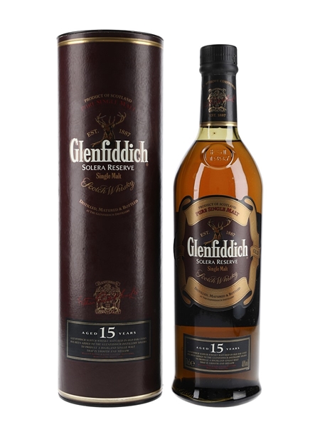 Glenfiddich 15 Year Old Solera Reserve 70cl / 40%