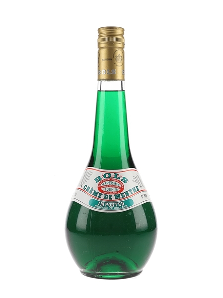 Bols Peppermint Creme De Menthe Bottled 1980s 70cl / 24%