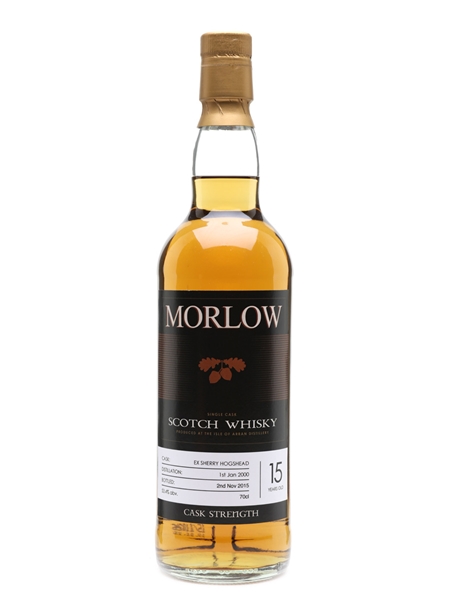 Arran 2000 Morlow Private Cask 15 Year Old Sherry Hogshead 70cl / 53.4%