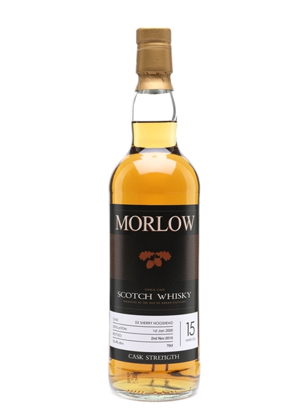 Arran 2000 Morlow Private Cask 15 Year Old Sherry Hogshead 70cl / 53.4%