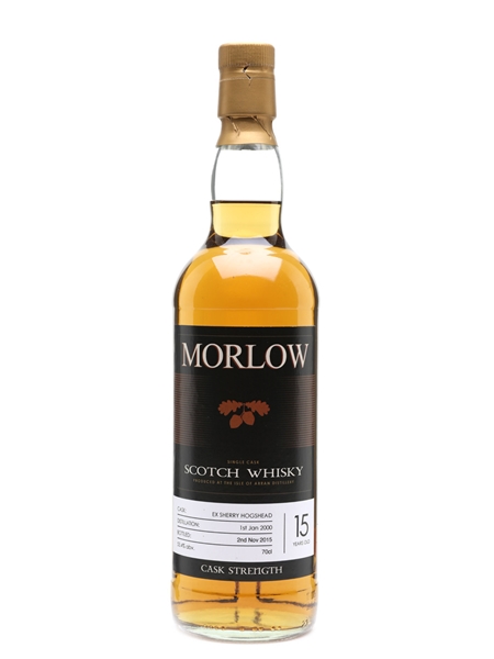 Arran 2000 Morlow Private Cask 15 Year Old Sherry Hogshead 70cl / 53.4%