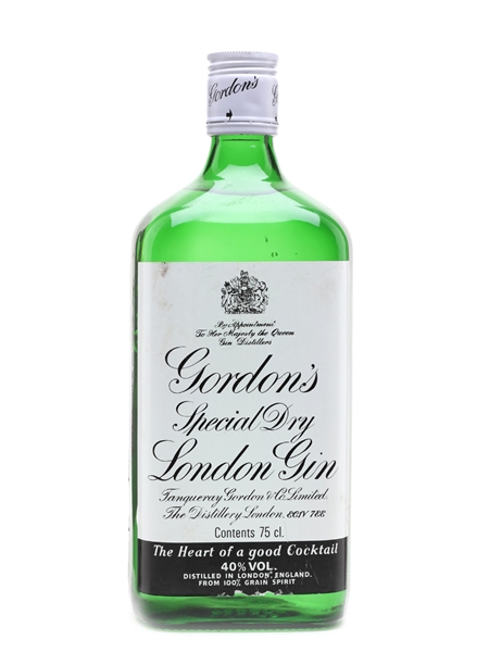 Gordon's Special Dry London Gin Bottled 1980s 75cl / 40%