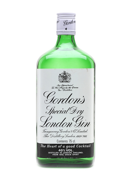 Gordon's Special Dry London Gin Bottled 1980s 75cl / 40%