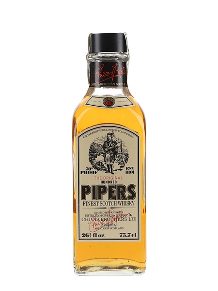 Hundred Pipers Bottled 1970s - Chivas Brothers 75.7cl / 40%