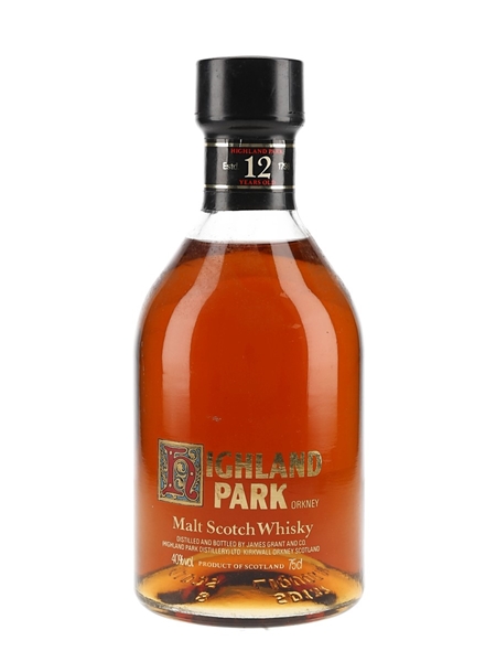 Highland Park 12 Year Old Bottled 1980s - James Grant & Co. 75cl / 40%