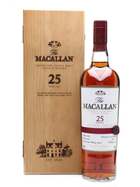 Macallan 25 Year Old Sherry Oak 70cl / 43%