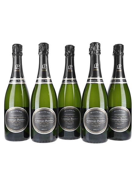 2008 Laurent Perrier Brut Millesime  5 x 75cl / 12%