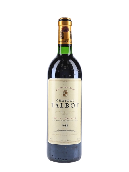 1988 Chateau Talbot Grand Cru Classe 75cl / 12.5%