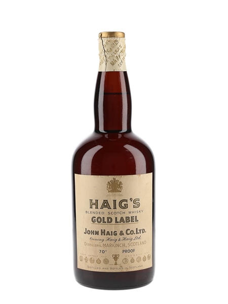 Haig's Gold Label Spring Cap Bottled 1950s 75cl / 40%