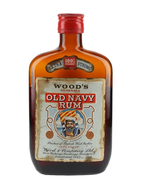 Wood's 100 Demerara Old Navy Rum Bottled 1960s 37.5cl / 57%