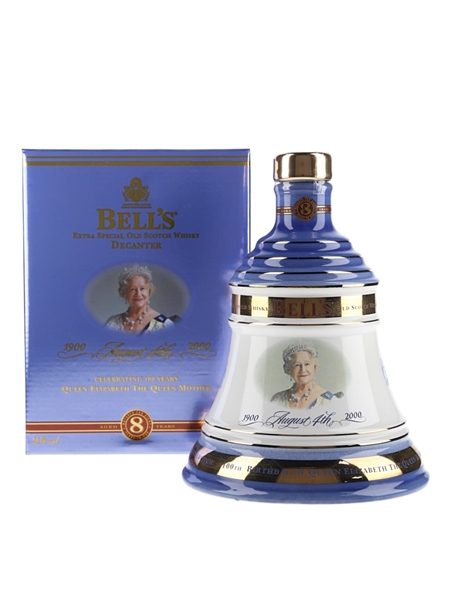 Bell's 8 Year Old Ceramic Decanter The Queen Mother's 100th Birthday 70cl / 40%