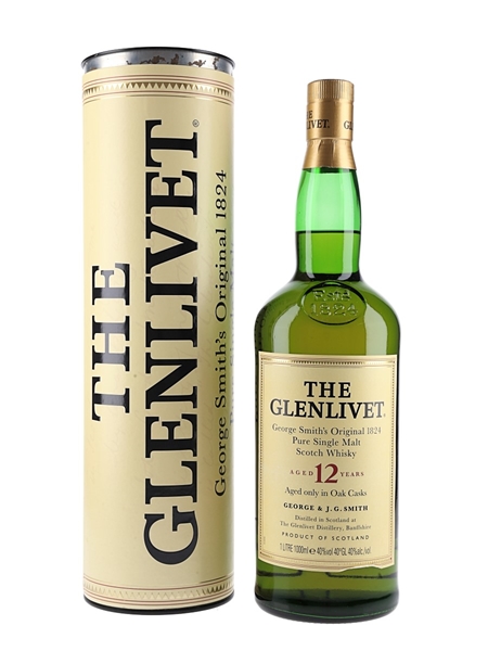 Glenlivet 12 Year Old Old Presentation 100cl / 40%