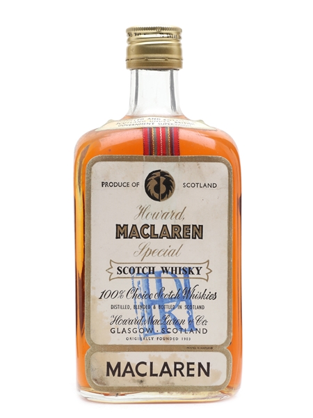 Howard Maclaren Special Bottled 1960s 75cl / 43%