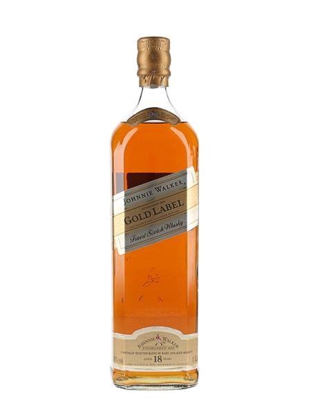 Johnnie Walker Gold Label 18 Year Old Bottled 1990s 100cl / 43%