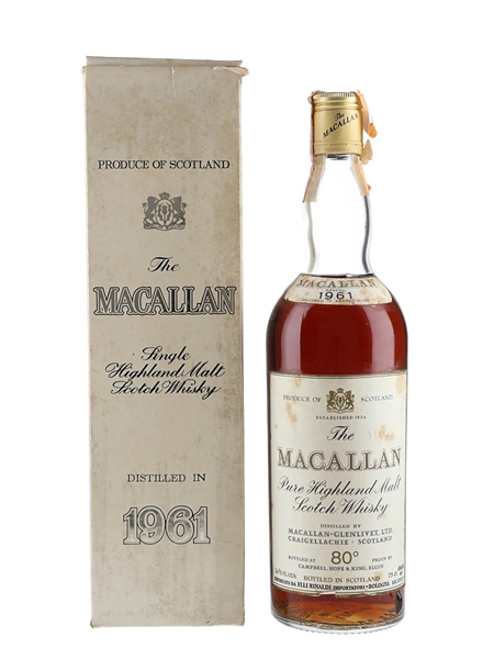 Macallan 1961 Campbell, Hope & King Bottled 1970s - Rinaldi 75cl / 46%