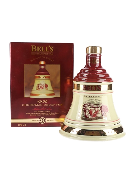 Bell's Christmas 1996 8 Year Old Ceramic Decanter Ingredients Of Quality 70cl / 40%