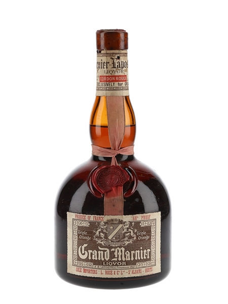 Grand Marnier Cordon Rouge Liqueur Bottled 1960s 75cl / 38.8%