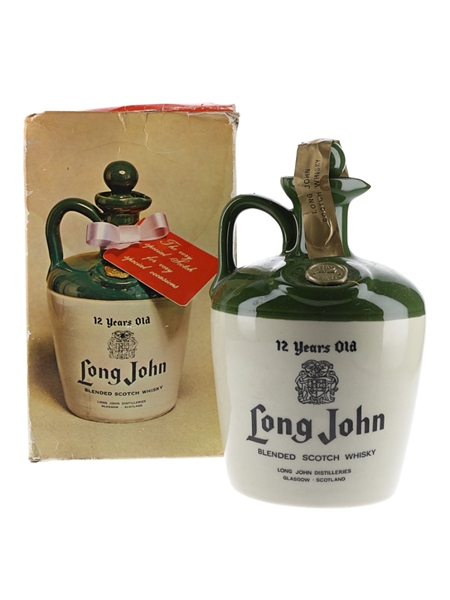 Long John 12 Year Old Bottled 1980s - Ceramic Decanter - Chinese Import 75cl / 43%