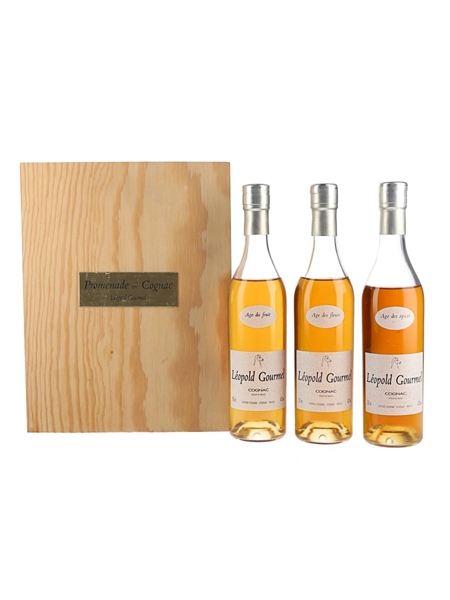 Leopold Gourmel Promenade En Cognac  3 x 20cl