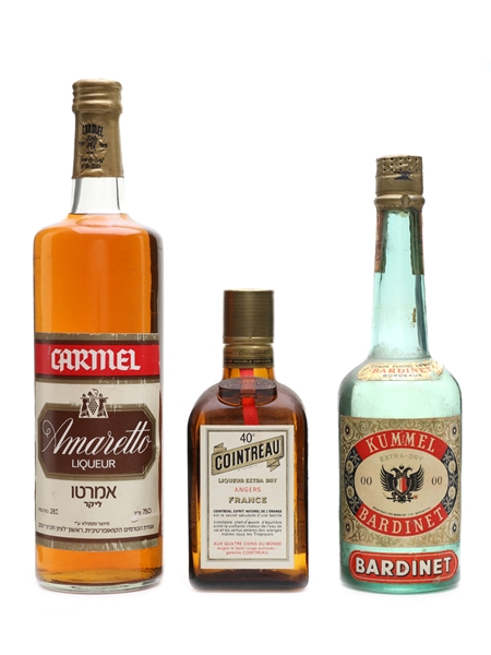 Assorted Liqueurs Cointreau, Amaretto, Kummel 75cl, 50cl, 35cl