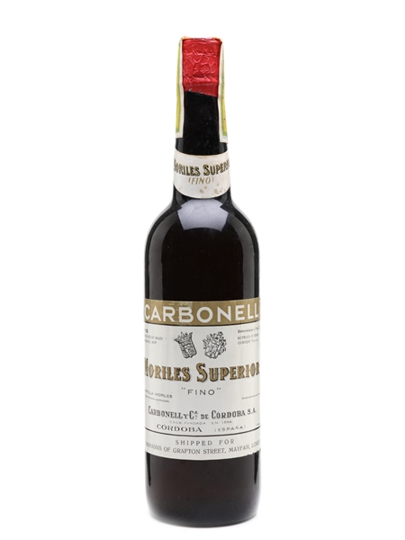 Carbonell Moriles Superior Fino Ehrmanns Of Grafton Street 75cl / 16.5%