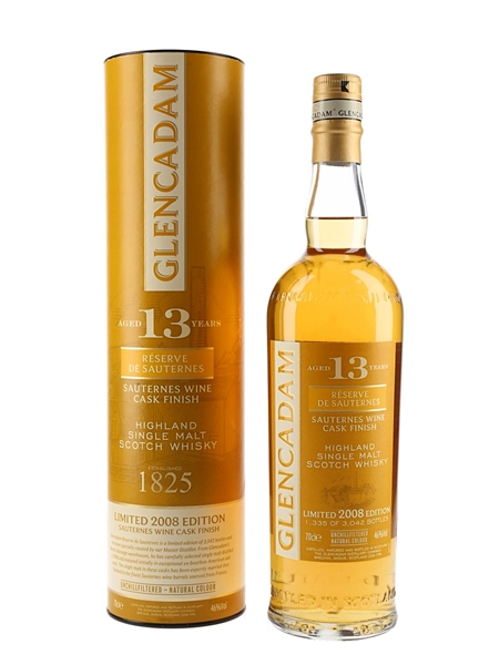 Glencadam 2008 13 Year Old Sauternes Wine Cask Finish Bottled 2021 70cl / 46%