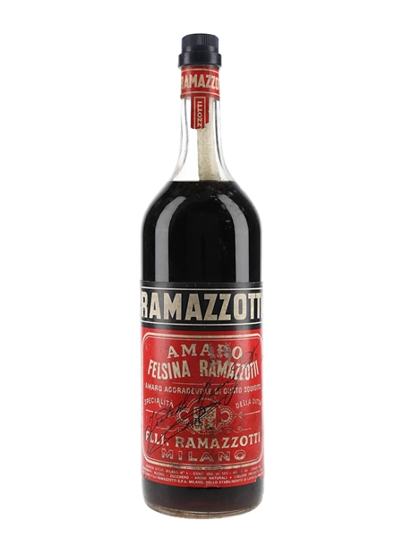 Ramazzotti Amaro Bottled 1970s - Large Format 150cl / 30%