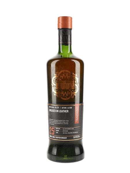 Glen Moray 1988 25 Year Old SMWS 35.271 Encased In Leather 70cl / 56.4%