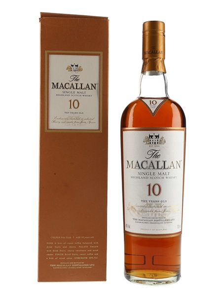 Macallan 10 Year Old Sherry Oak Bottled 2000s 70cl / 40%