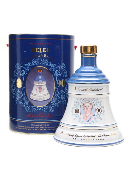 Bell's Ceramic Decanter The Queen Mother's 90th Birthday 75cl / 43%