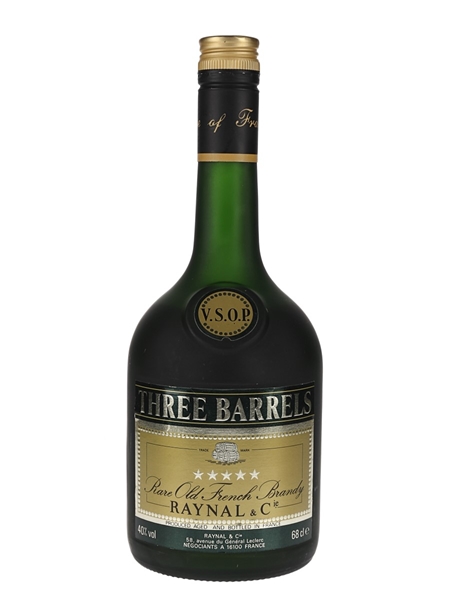 Three Barrels VSOP 5 Star - Unsealed - Unsellable  68cl / 40%